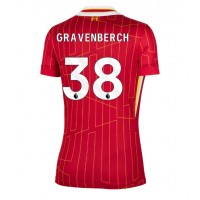 Fotballdrakt Dame Liverpool Ryan Gravenberch #38 Hjemmedrakt 2024-25 Kortermet